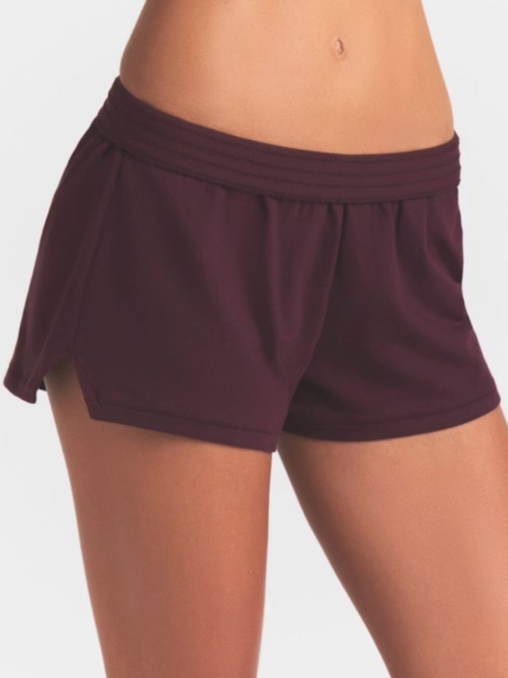 SKIMS Cotton Jersey Loose Shorts in Currant Purple L